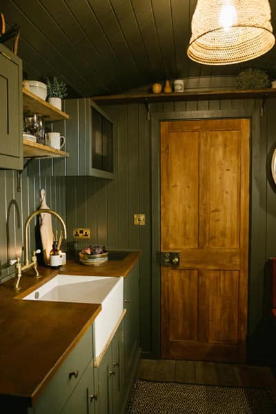 Luxury Shepherds Huts for Sale kitchen