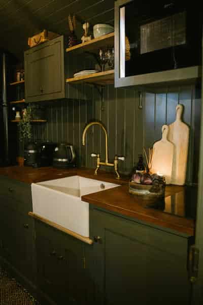 Luxury Shepherds Huts for Sale kitchen2